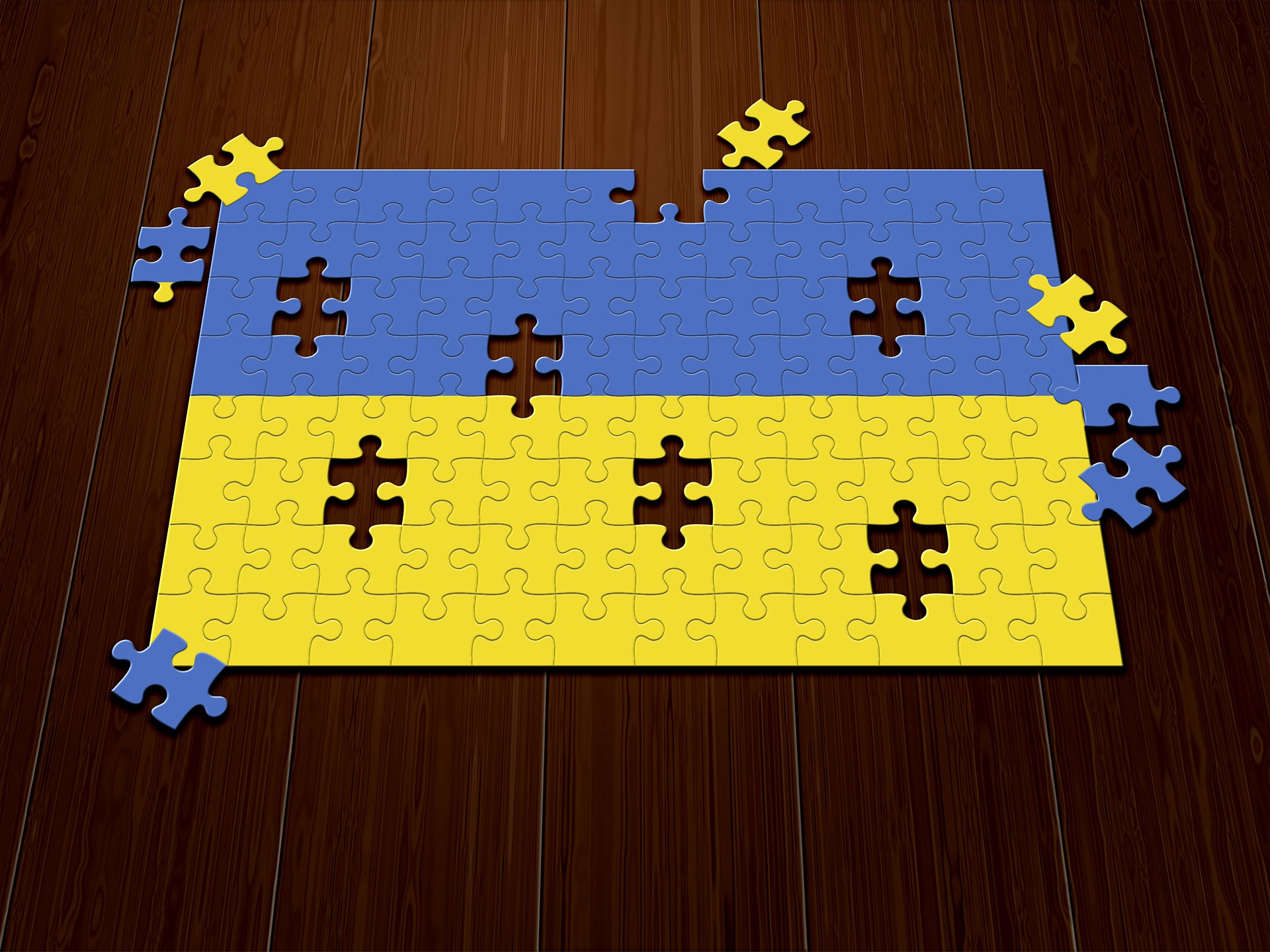 Ukrainian Flag Puzzle